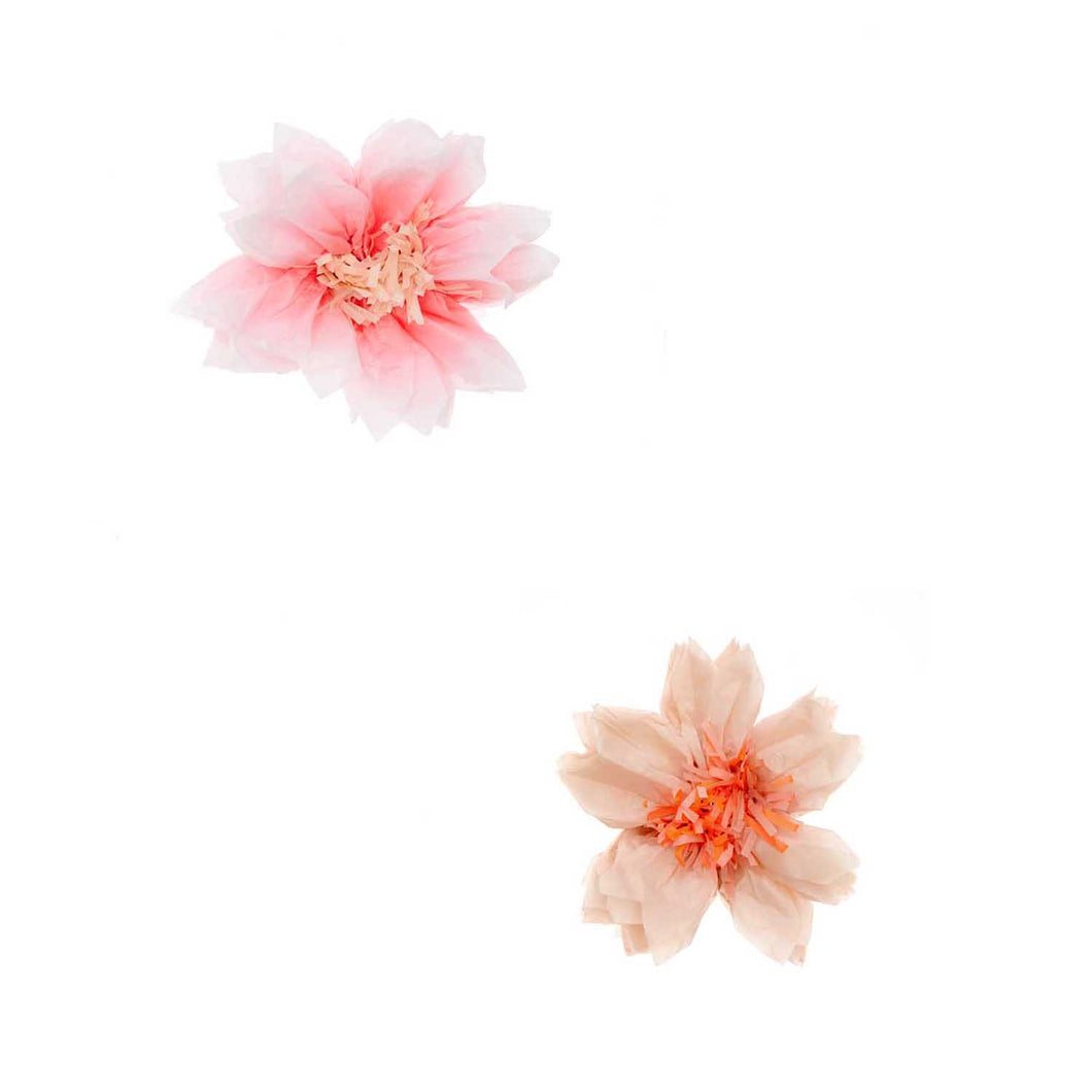 2er Set Seidenpapierblumen Kirschblüte